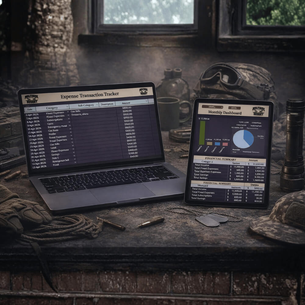 Military Financial Command: All-in-One Google Sheets Budget System - Image 3